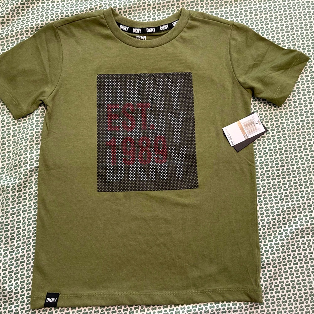 Hunter green DKNY shirt